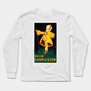 Rhum Charleston Bordeaux Vintage Poster 1925 Long Sleeve T-Shirt